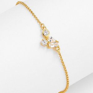 18K Gold Plated Zircon Bracelet For Women